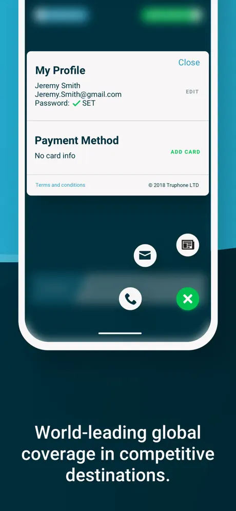 My Truphone: eSIM travel data