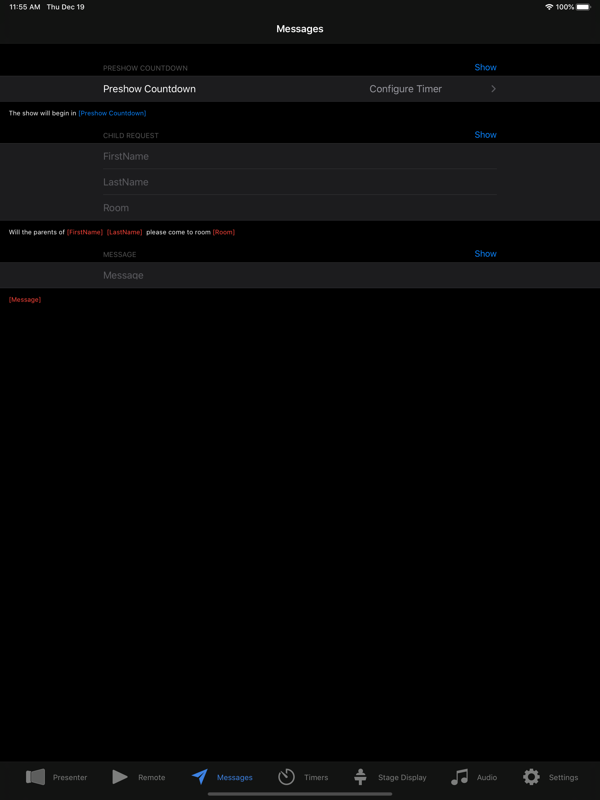 ProPresenter Remote Classic screenshot 6