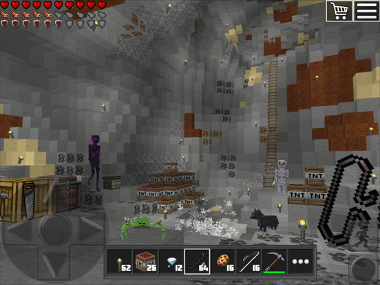 World of Cubes Craft & Mine 3D iPad screenshot