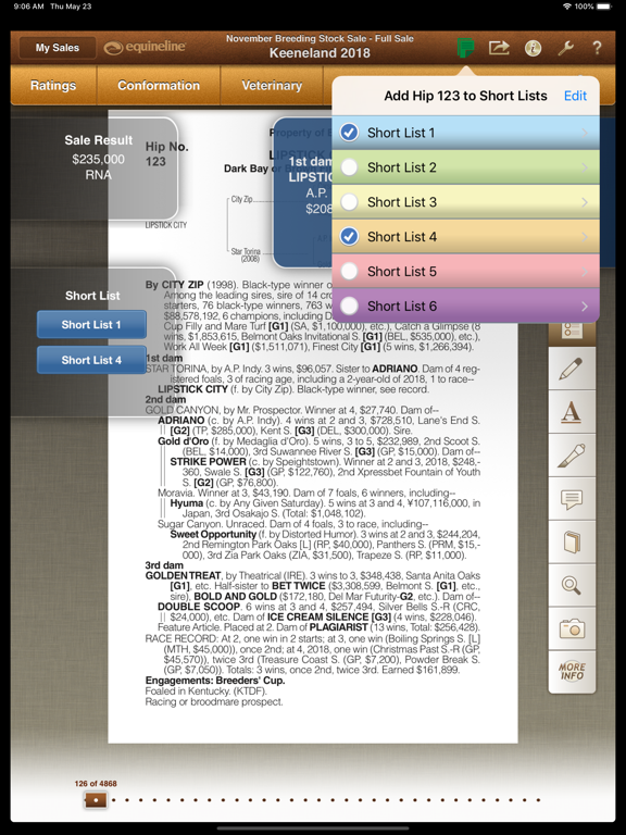 Screenshot #5 pour Equineline Sales Catalog