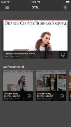 Orange County Business Journal iPhone image 1
