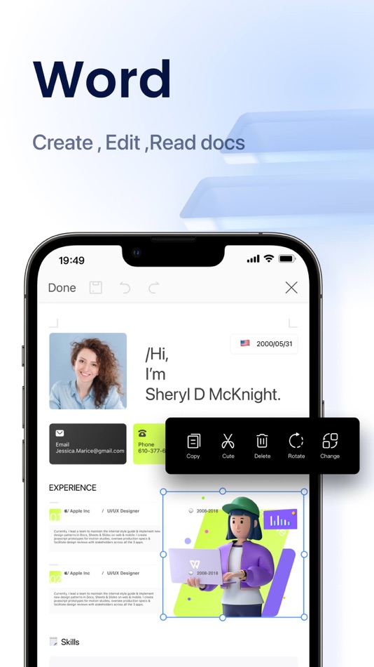 #2. WPS Office: PDF, Docs, Sheets (iOS) 게시자: KINGSOFT OFFICE SOFTWARE CORPORATION LIMITED