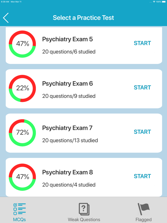 Screenshot #5 pour Psychiatry Exam Preparation