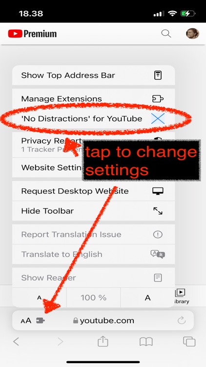 "No Distractions" for YouTube screenshot-7