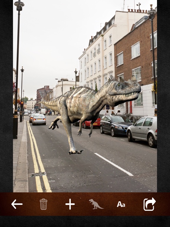 Dino Camera - Virtual Stickers iPad screenshot 5 - Photo & Video app
