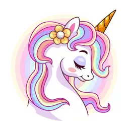 Unicorns Coloring Book app icon
