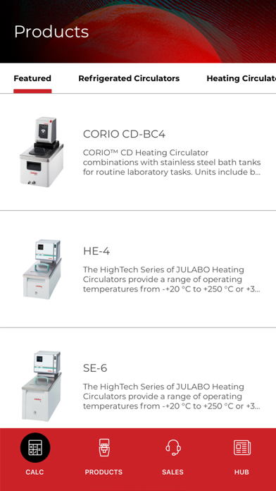 Screenshot 1 of JULABO USA App