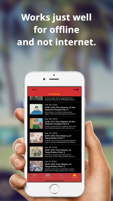 China History Podcasts iPhone screenshot