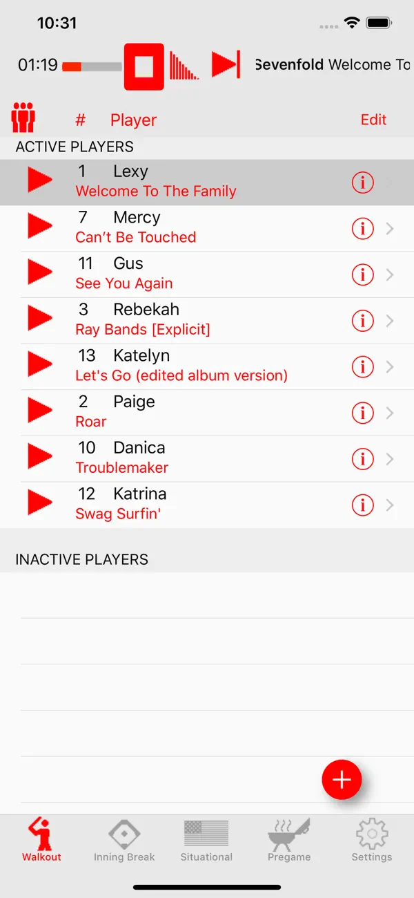 Walkout Song DJ Screenshot 1