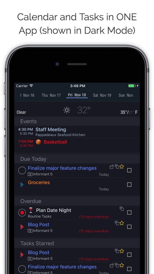 #3. Pocket Informant (iOS) 由: Fanatic Software, Inc.