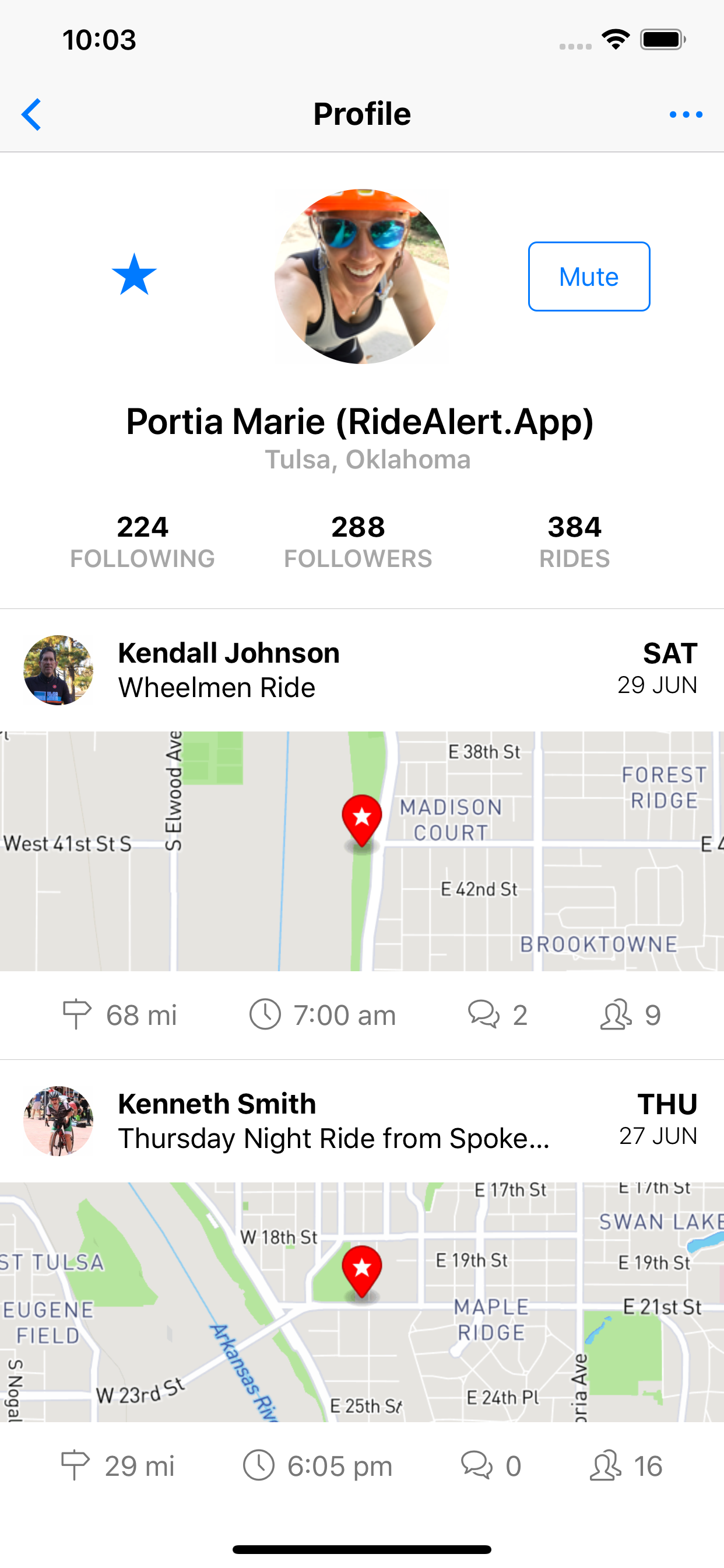 Ride Alert − Social Cycling screenshot 4