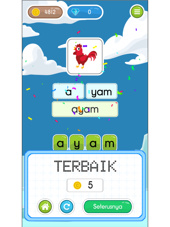 Belajar Mengeja ABC iPad screenshot