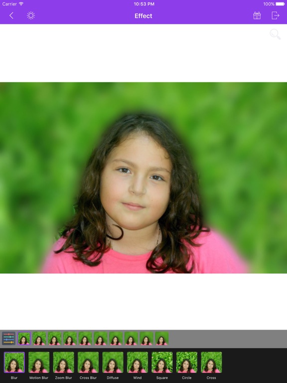 Photo Focus: Blur Effects iPad screenshot 4 - Photo & Video app