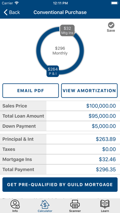 GMC Construction Lending Screenshot