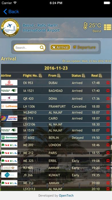 Screenshot #3 pour Beirut Airport - Official App