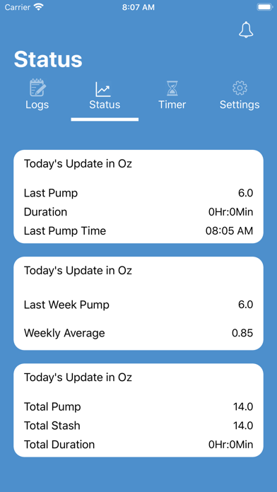 Pump Tracker: Breastfeeding Screenshot