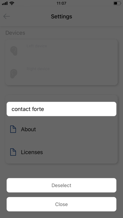 BHM smart control Screenshot