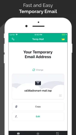 Temp Mail - Temporary Email screenshot 1