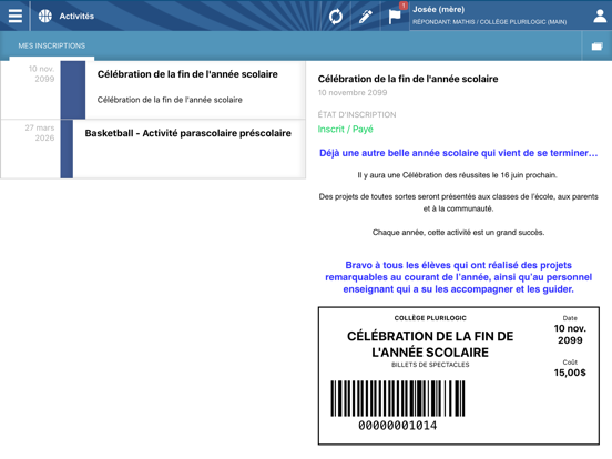 Pluriportail Mobile iPad screenshot 7