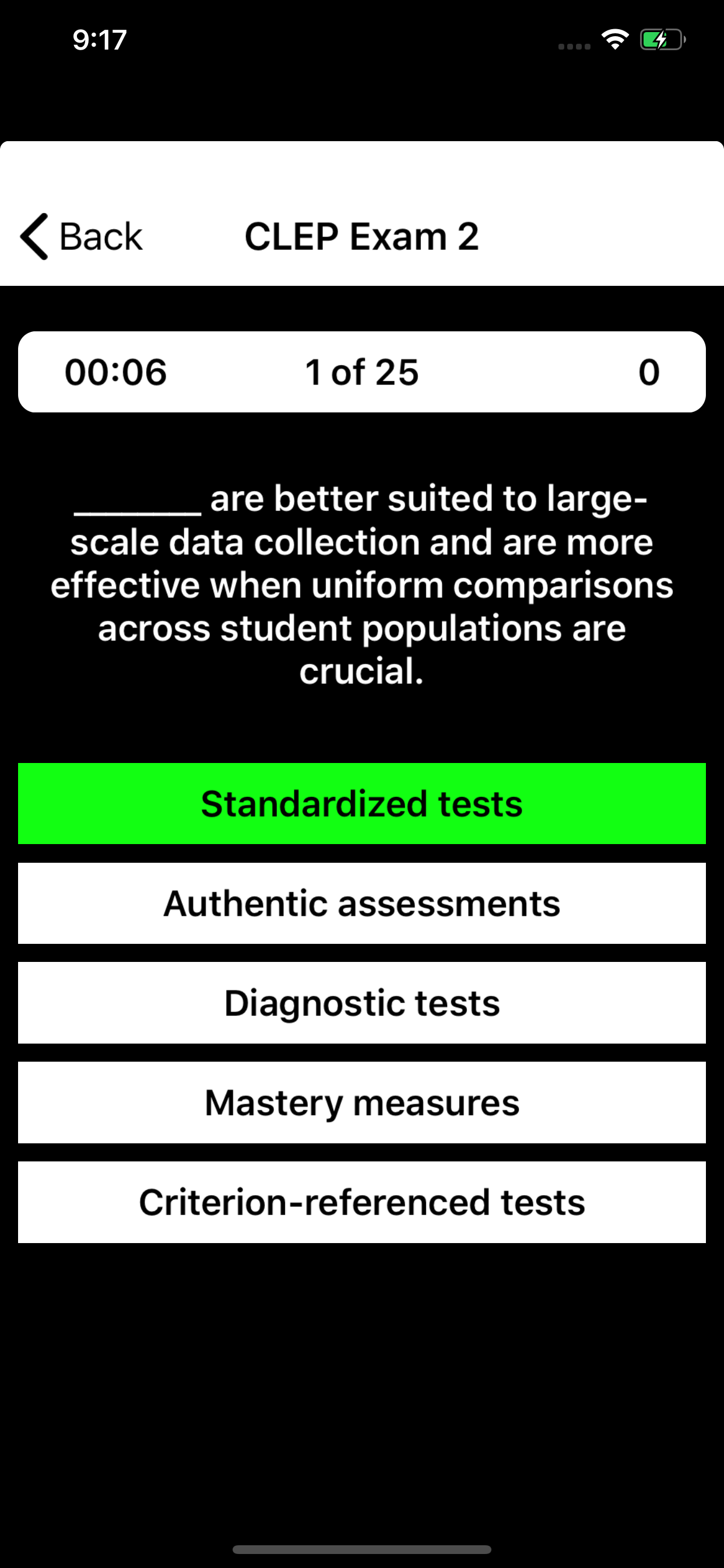 CLEP Edu Psychology Prep screenshot 4
