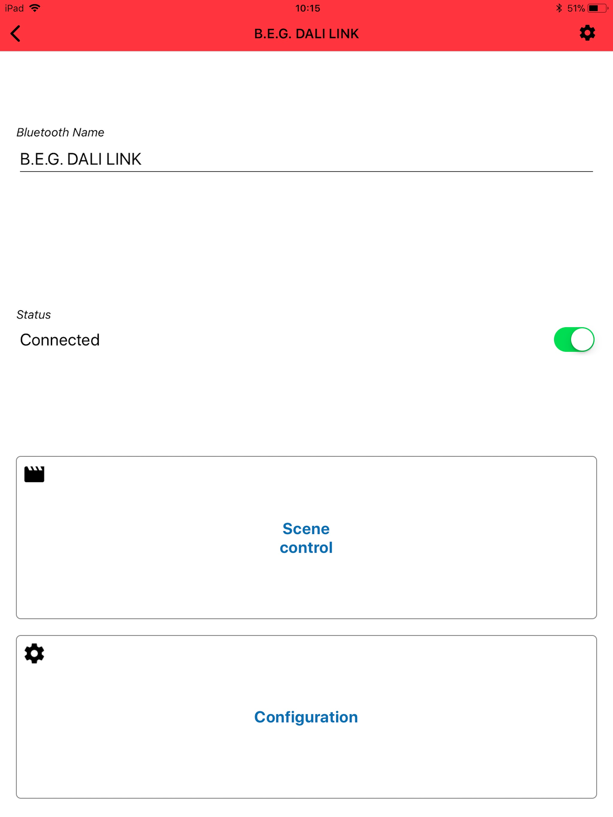 B.E.G. LUXOMATnet DALI-LINK screenshot 2