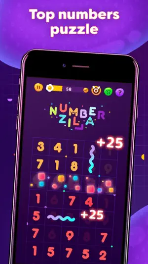 Numberzilla: Number Match Game screenshot 1