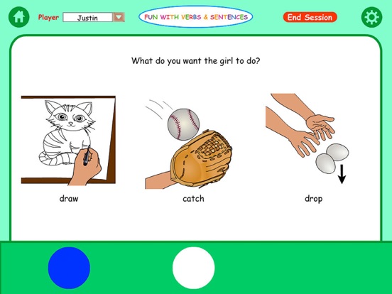 Fun with Verbs & SentencesLITE iPad screenshot