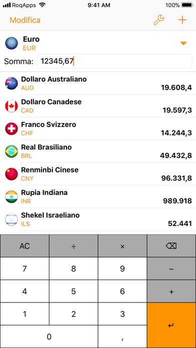Convertitore di Valuta Gratis screenshot 1