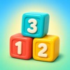 Block Numbers: Count in 3D icon