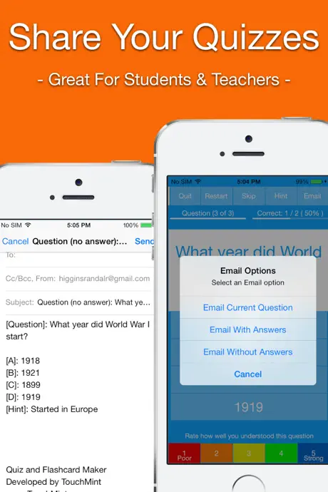 Quiz and Flashcard Maker