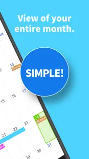 simple calendar - simplecal iphone screenshot 2