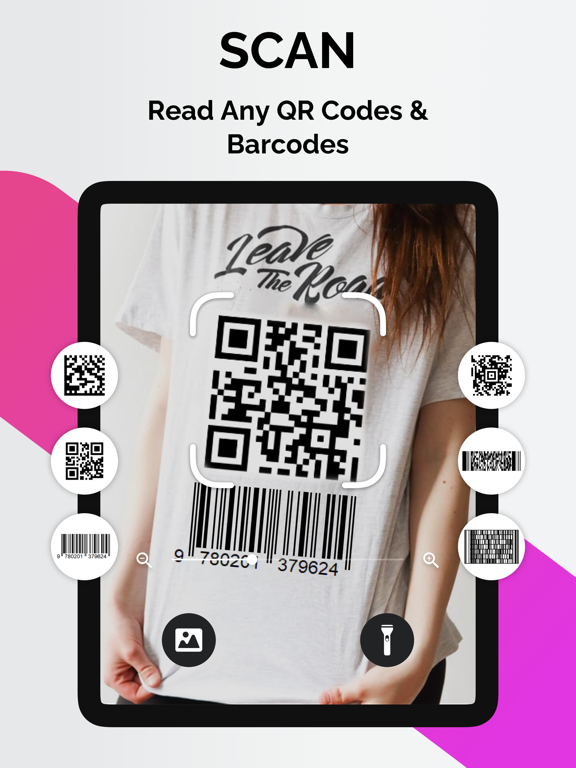 QR-Code Generator & QR Maker iPad screenshot 9 - Productivity app