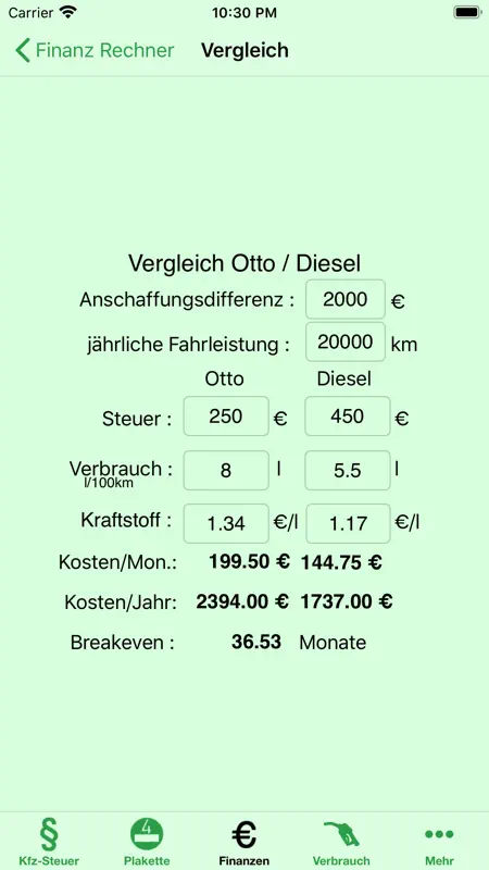 KfzSteuer+ screenshot 9 of 10