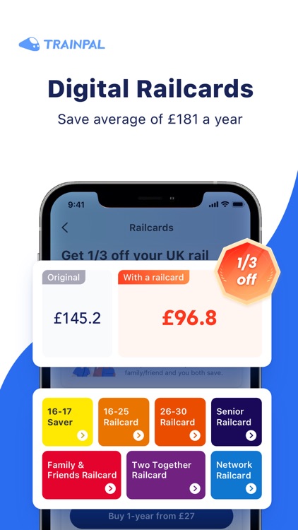 TrainPal: UK& EU train tickets