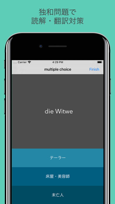 Screenshot #3 pour ドイツ語 中級単語  Mittelstufe Deutsch