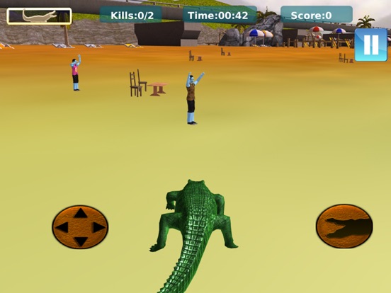 Crocodile Animal Attack Gamesのおすすめ画像1