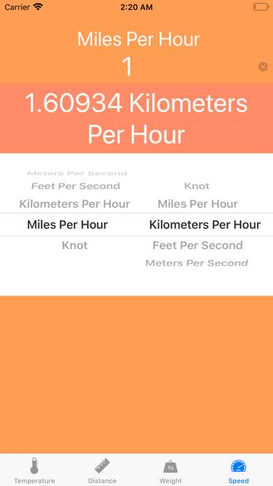 Screenshot #1 pour Convertisseur: Unités