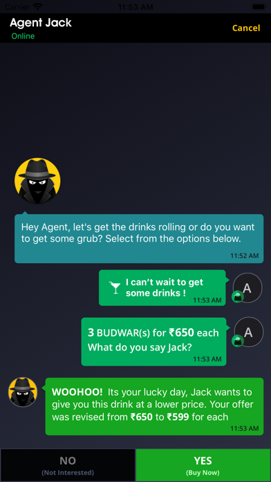 Agent Jacks Bar Screenshot