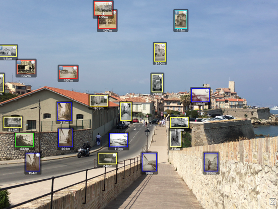 Antibes back in time iPad screenshot 3 - Travel app