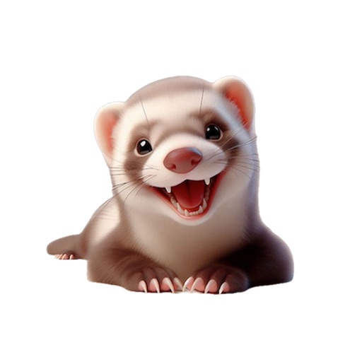 Happy Ferret Stickers icon