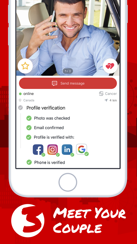 #4. 123 Date Me: Dating App, Chat (iOS) 由: DABLTECH LTD