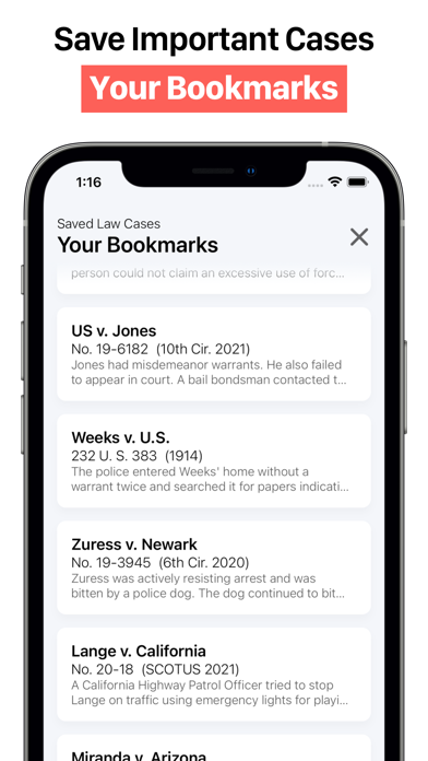 Case Law - Pro Cop Screenshot