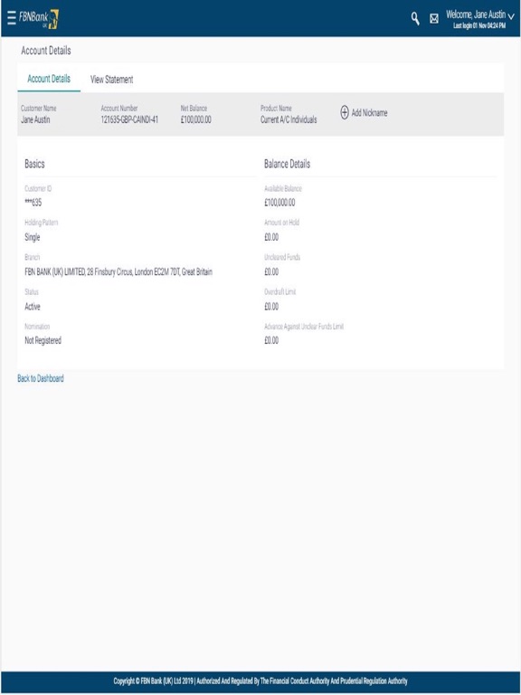 Screenshot #4 pour FirstBank UK Limited