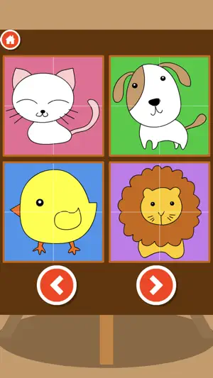 Animal puzzle Doodle Coloring screenshot 2