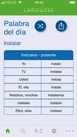 Larousse Verb Conjugation screenshot 1