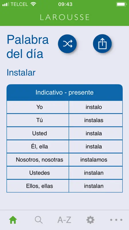 Larousse de Conjugación screenshot 1 of 5