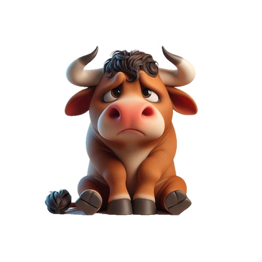 Sad Bull Stickers