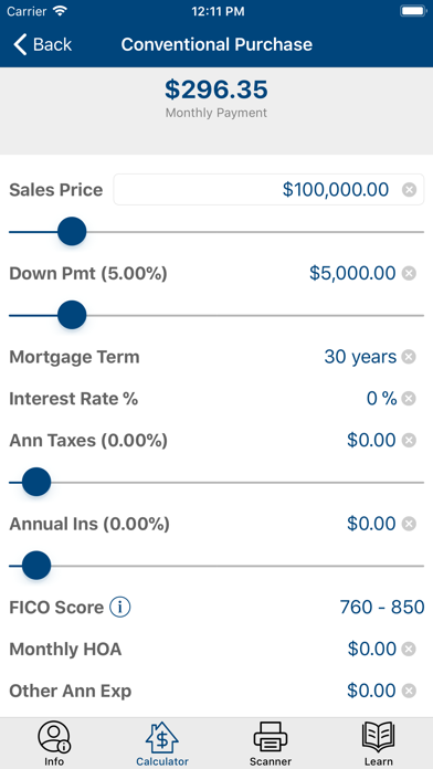 GMC Construction Lending Screenshot