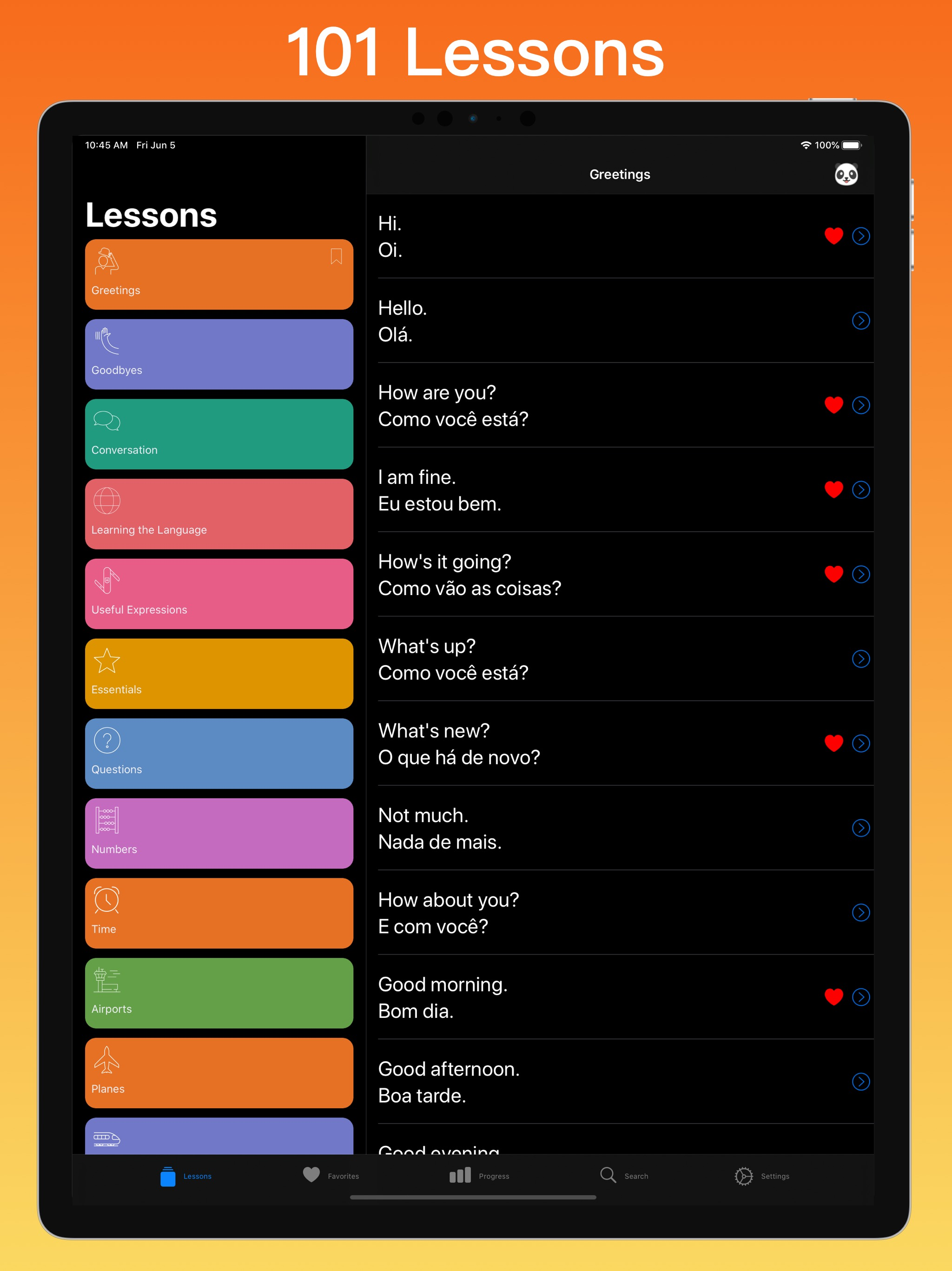 Learn Portuguese + screenshot 10