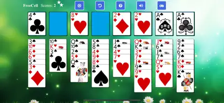FreeCell Solitaire -